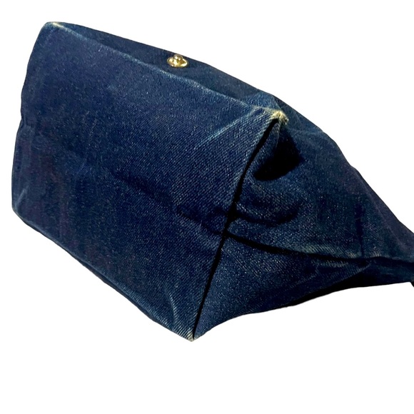 Y2K Brighton Denim Satchel Tote Shoulder Bag - Picture 7 of 15